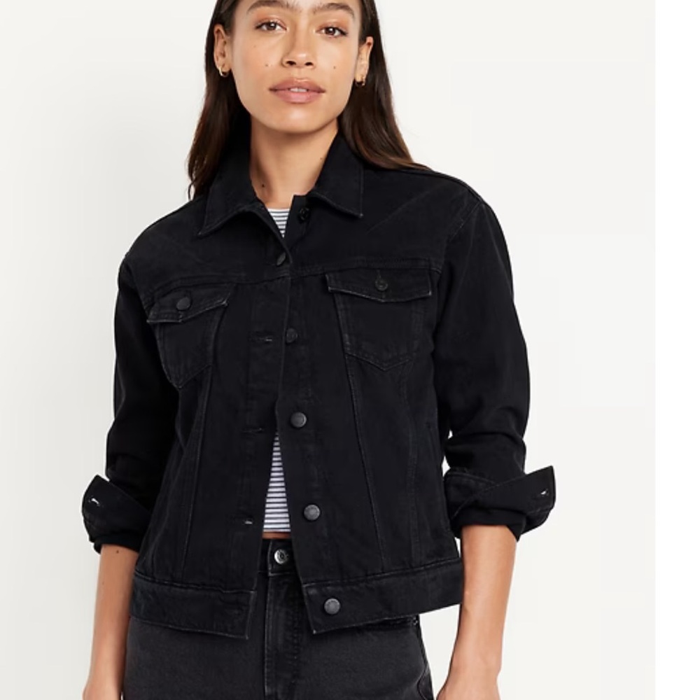 Old Navy Women's Dark Denim Jacket